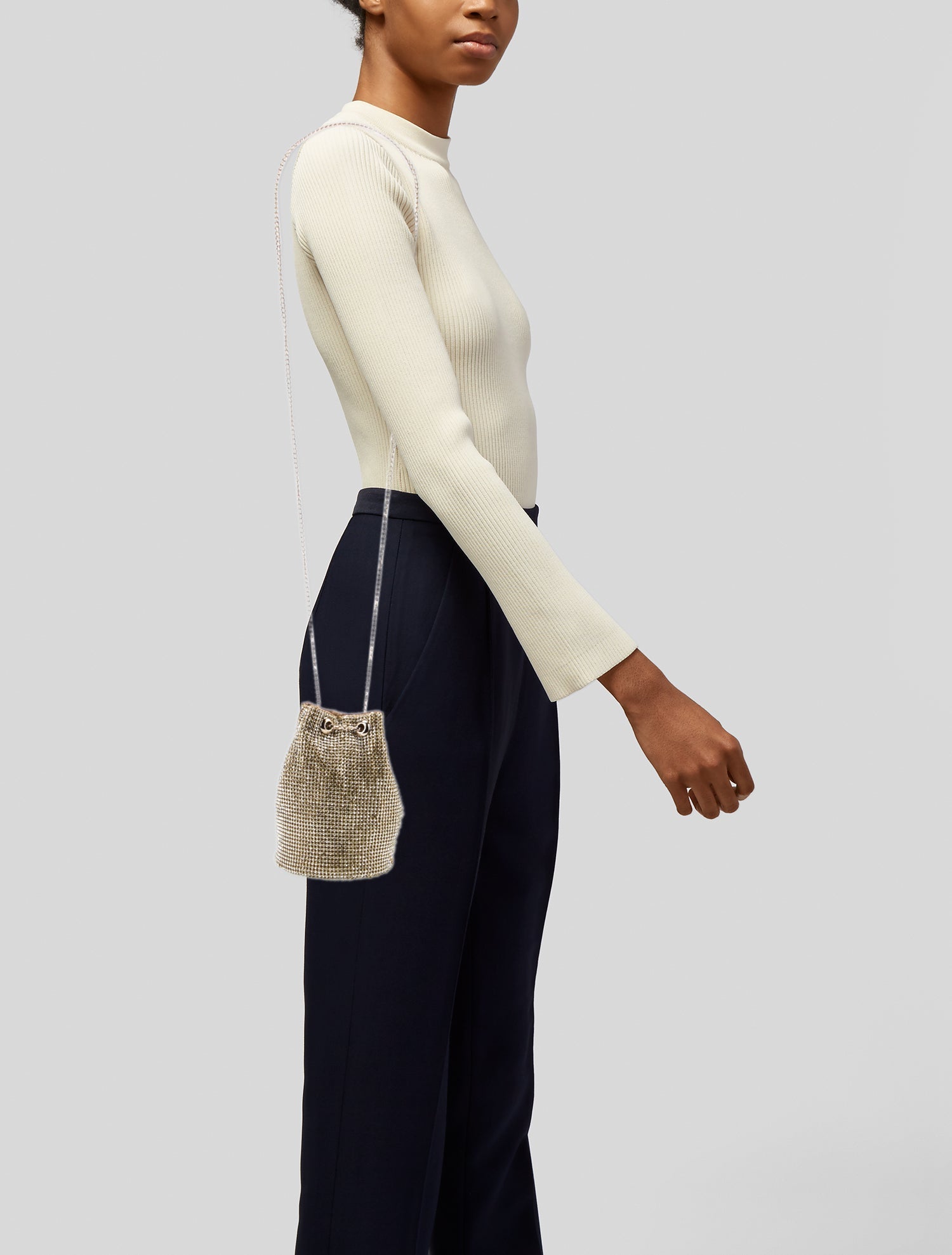 Whiting & Davis Crystal Minaudière